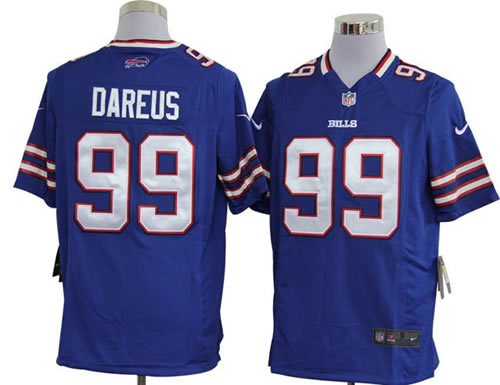 2012 NEW nfl buffalo bills 99 marcell dareus blue jerseys (game)
