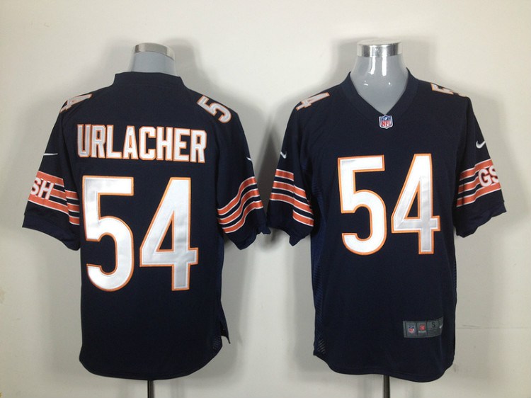 2012 nfl chicago bears 54 brian urlacher blue jerseys (game) 2012 nfl chicago bears 54 brian urlacher blue jerseys (game)