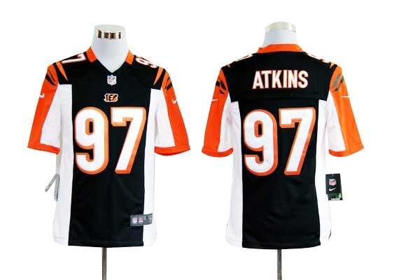 2012 nfl cincinnati bengals 97 geno atkins game black jerseys 2012 nfl cincinnati bengals 97 geno atkins game black jerseys