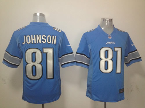 2012 NEW nfl detroit lions 81 calvin johnson blue jerseys (game) 2012 NEW nfl detroit lions 81 calvin johnson blue jerseys (game)