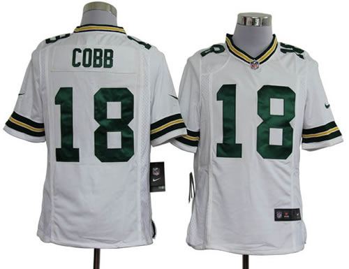 2012 NEW nfl green bay packers 18 randall cobb white jerseys (game) 2012 NEW nfl green bay packers 18 randall cobb white jerseys (game)