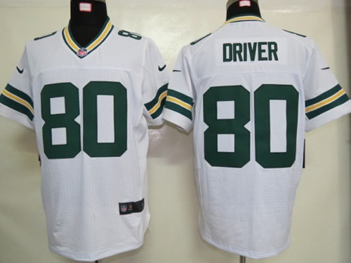 2012 NEW nfl green bay packers 80 donald driver white jerseys (elite)