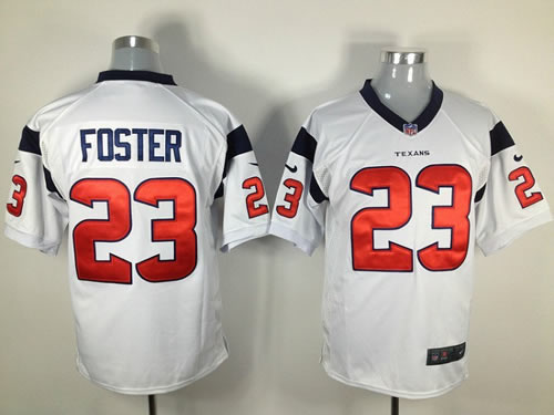 2012 nfl houston texans 23 arian foster white jerseys (game)