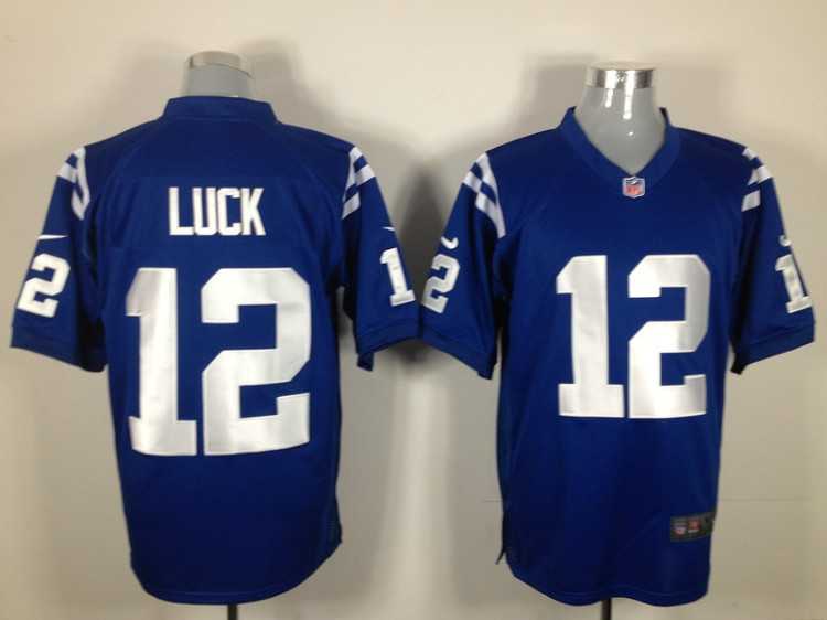 2012 nfl indianapolis colts 12 andrew luck blue jerseys (game) 2012 nfl indianapolis colts 12 andrew luck blue jerseys (game)