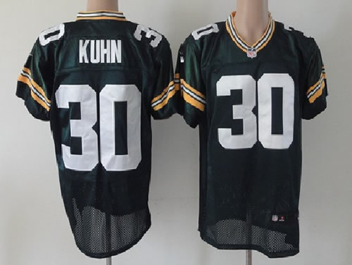 2012 NEW nfl jerseys green bay packers 30 john kuhn green jerseys (elite)
