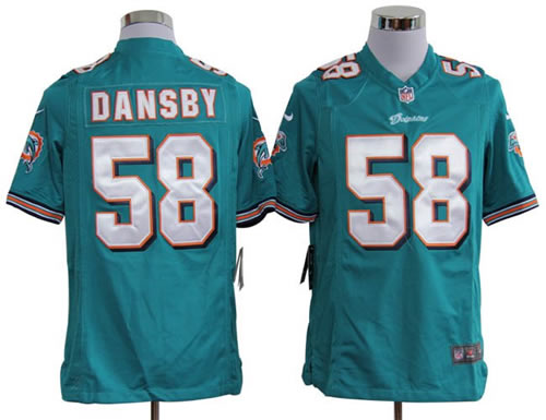 2012 NEW nfl miami dolphins 58 karlos dansby green jerseys (game) 2012 NEW nfl miami dolphins 58 karlos dansby green jerseys (game)