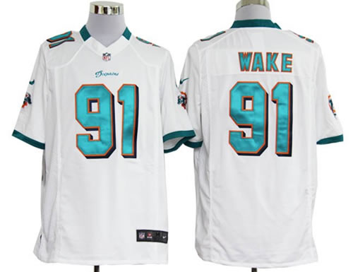 2012 NEW nfl miami dolphins 91 cameron wake white jerseys (game) 2012 NEW nfl miami dolphins 91 cameron wake white jerseys (game)