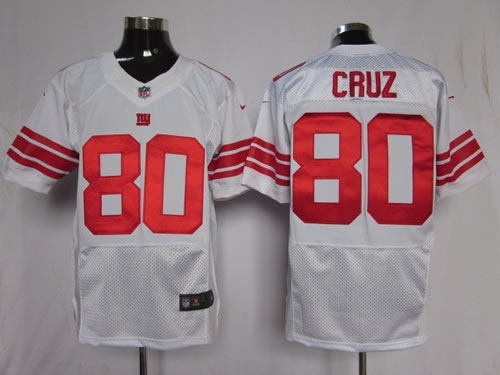 2012 nfl new york giants 80 victor cruz white jerseys (elite)