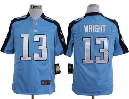 2012 NEW nfl tennessee titans 13 kendall wright blue jerseys (game) 2012 NEW nfl tennessee titans 13 kendall wright blue jerseys (game)