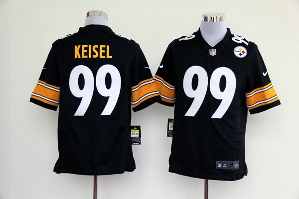 2012 pittsburgh steelers 99 keisel game white jerseys