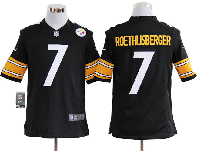 2012 pittsburgh steelers 7 ben roethlisberger black (game)