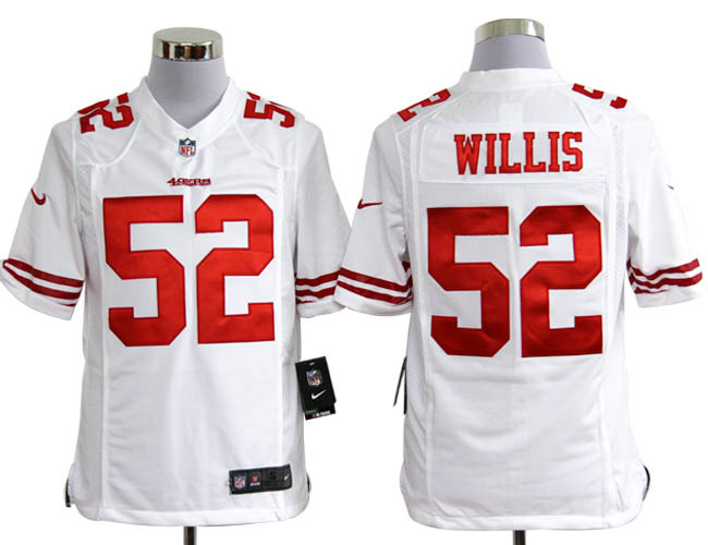 2012 san francisco 49ers #52 patrick willis white game jerseys 2012 san francisco 49ers #52 patrick willis white game jerseys
