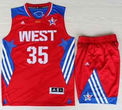 2013 All-Star Western Conference Oklahoma City Thunder 35 Kevin Durant Red Revolution 30 Swingman NBA Suits 2013 All-Star Western Conference Oklahoma City Thunder 35 Kevin Durant Red Revolution 30 Swingman NBA Suits
