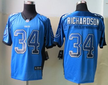 2013 NEW Indianapolis Colts 34 Trent Richardson Drift Fashion Blue Elite Jerseys 2013 NEW Indianapolis Colts 34 Trent Richardson Drift Fashion Blue Elite Jerseys