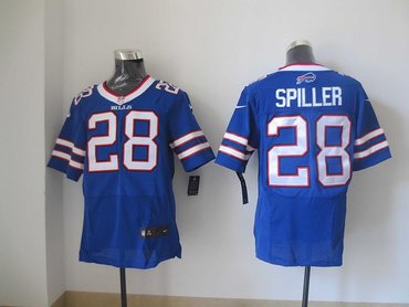 2013 NEW NFL Buffalo Bills 28 C.J. Spiller Blue Jerseys (Elite)