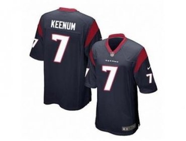 2013 NEW NFL Houston Texans 7 Keenum Blue Jerseys (Game) 2013 NEW NFL Houston Texans 7 Keenum Blue Jerseys (Game)