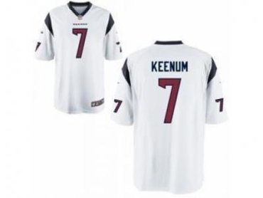 2013 NEW NFL Houston Texans 7 Keenum White Jerseys (Elite)