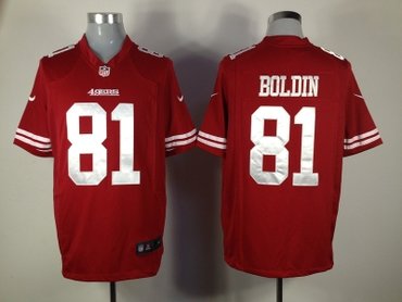 2013 NEW NFL San Francisco 49ers 81 Anquan Boldin Red Jerseys(Game) 2013 NEW NFL San Francisco 49ers 81 Anquan Boldin Red Jerseys(Game)