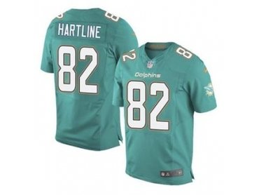 2013 NFL NEW Miami Dolphins 82 hartline Green Jerseys(Elite) 2013 NFL NEW Miami Dolphins 82 hartline Green Jerseys(Elite)