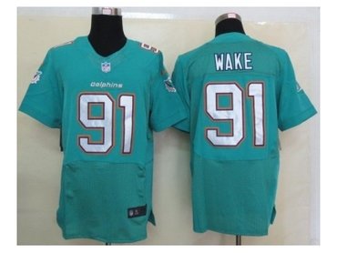 2013 NFL NEW Miami Dolphins 91 Cameron Wake Green Jerseys(Elite) 2013 NFL NEW Miami Dolphins 91 Cameron Wake Green Jerseys(Elite)