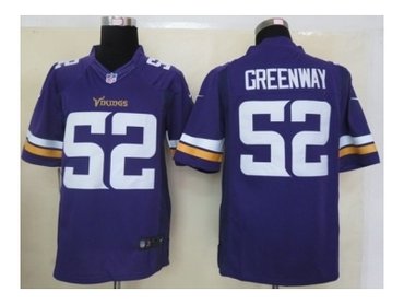 2013 NFL NEW Minnesota Vikings 52 Chad Greenway Purple Jerseys(Limited) 2013 NFL NEW Minnesota Vikings 52 Chad Greenway Purple Jerseys(Limited)