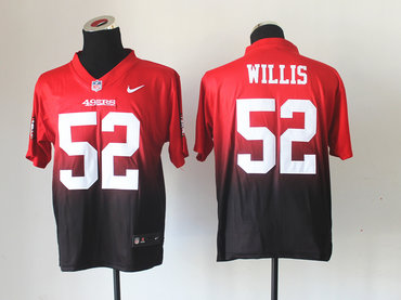 2013 NFL Nlike San Francisco 49ers 52#  Drift Fashion II Elite Jerseys