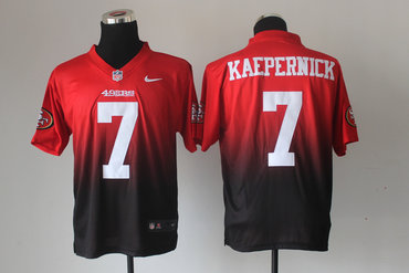 2013 NFL Nlike San Francisco 49ers 7# Colin Kaepernick Drift Fashion II Elite Jerseys 2013 NFL Nlike San Francisco 49ers 7# Colin Kaepernick Drift Fashion II Elite Jerseys