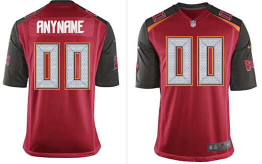 2014 Men Tampa Bay Buccaneers Customized Game Red Jerseys 2014 Men Tampa Bay Buccaneers Customized Game Red Jerseys