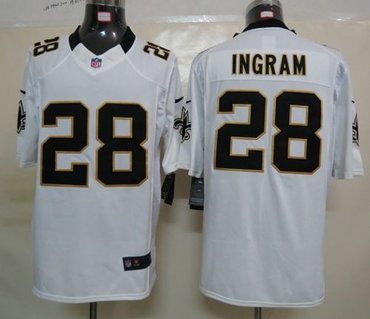 2014 NEW NFL New Orleans Saints 28 Mark Ingram White Jerseys (Limited) 2014 NEW NFL New Orleans Saints 28 Mark Ingram White Jerseys (Limited)