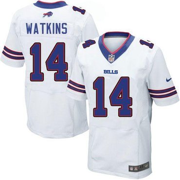 2014 NFL Draft Buffalo Bills #14 Sammy Watkins White NFL New Elite Jersey