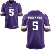 2014 NFL Draft Minnesota Vikings #5 Teddy Bridgewater Purple game jersey 2014 NFL Draft Minnesota Vikings #5 Teddy Bridgewater Purple game jersey