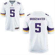 2014 NFL Draft Minnesota Vikings #5 Teddy Bridgewater white game jersey 2014 NFL Draft Minnesota Vikings #5 Teddy Bridgewater white game jersey