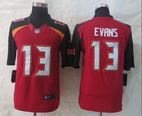 2014 NFL Draft NEW Buccaneers #13 Mike Evans Red NFL New Limited Jersey 2014 NFL Draft NEW Buccaneers #13 Mike Evans Red NFL New Limited Jersey