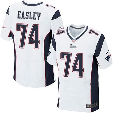 2014 NFL Draft New England Patriots #74 Dominique Easley white Elite Jersey