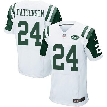 2014 NFL Draft New York Jets #24 Dimitri Patterson White NFL Elite Jersey