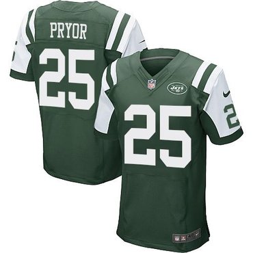 2014 NFL Draft New York Jets #25 Calvin Pryor Green Team Color NFL Elite Jersey