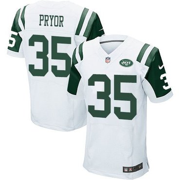 2014 NFL Draft New York Jets #35 Calvin Pryor white Elite Jersey
