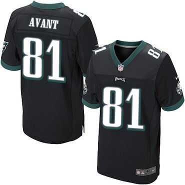 2014 NFL Draft Philadelphia Eagles #81 Jason Avant Elite Black Alternate NFL Jersey