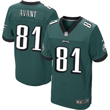 2014 NFL Draft Philadelphia Eagles #81 Jason Avant Elite Midnight Green Team Color NFL Jersey