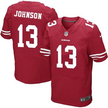 2014 NFL Draft San Francisco 49ers #13 Steve Johnson Red Team Color Nike Elite Jersey 2014 NFL Draft San Francisco 49ers #13 Steve Johnson Red Team Color Nike Elite Jersey