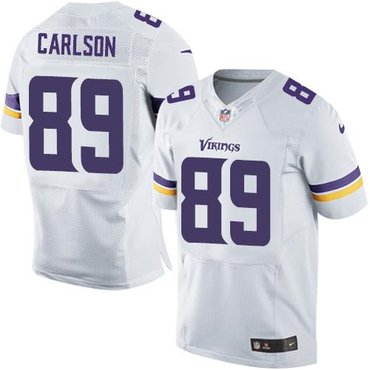 2014 NFL NEW Minnesota Vikings 89 John Carlson White Jerseys(Elite) 2014 NFL NEW Minnesota Vikings 89 John Carlson White Jerseys(Elite)
