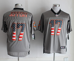 2014 New Nike Chicago Bears 17 Jeffery USA Flag Fashion Grey Shadow Elite Jerseys 2014 New Nike Chicago Bears 17 Jeffery USA Flag Fashion Grey Shadow Elite Jerseys