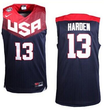 2014 Team USA #13 James Harden Dark Blue Stitched NBA Jersey