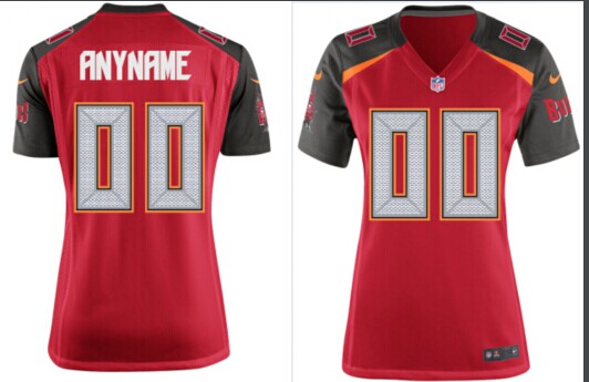 2014 Women Tampa Bay Buccaneers Customized Red Jerseys 2014 Women Tampa Bay Buccaneers Customized Red Jerseys