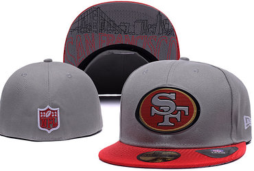 2015 NFL 49ers Fitted hat Gray 2015 NFL 49ers Fitted hat Gray