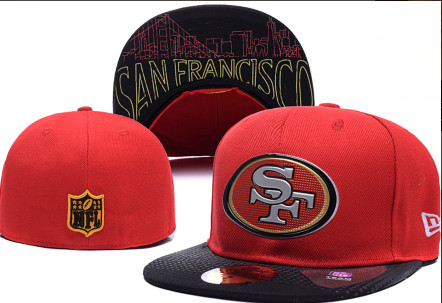 2015 NFL 49ers Fitted hat red 2015 NFL 49ers Fitted hat red