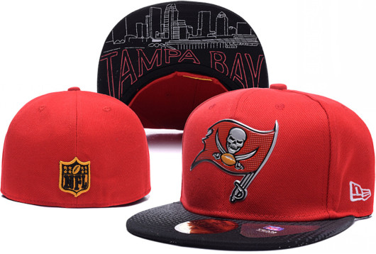 2015 NFL Bucs fitted hat red