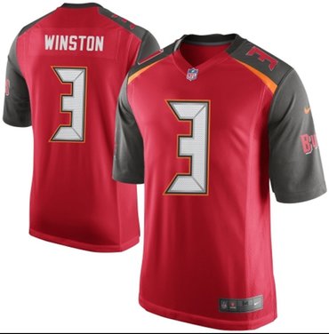 2015 NFL Draft 1st Overall Pick Men's Tampa Bay Buccaneers Jameis Winston Nike Red game Jersey 2015 NFL Draft 1st Overall Pick Men's Tampa Bay Buccaneers Jameis Winston Nike Red game Jersey