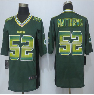 2015 New Green Bay Packers #52 Clay Matthews Pro Line Green Fashion Strobe Jersey 2015 New Green Bay Packers #52 Clay Matthews Pro Line Green Fashion Strobe Jersey