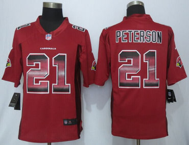 2015 New New Arizona Cardicals #21 Patrick Peterson Red Strobe Limited Jersey 2015 New New Arizona Cardicals #21 Patrick Peterson Red Strobe Limited Jersey